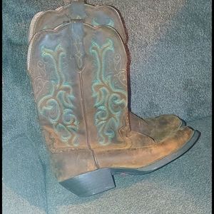 Justin Boots Stampede Sorrel Apac-Womens Size 9/10